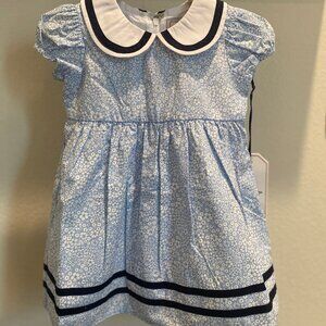 Classic Prep NEW Blue Dress New 9-12 months